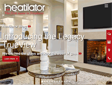 Tablet Screenshot of heatilator.com